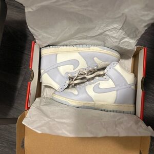 Nike Dunk High sail/football grey-pale